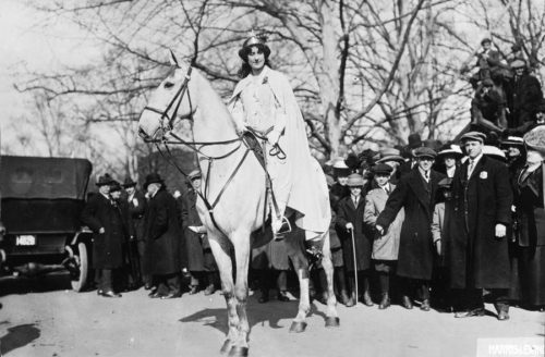 Woman on horse