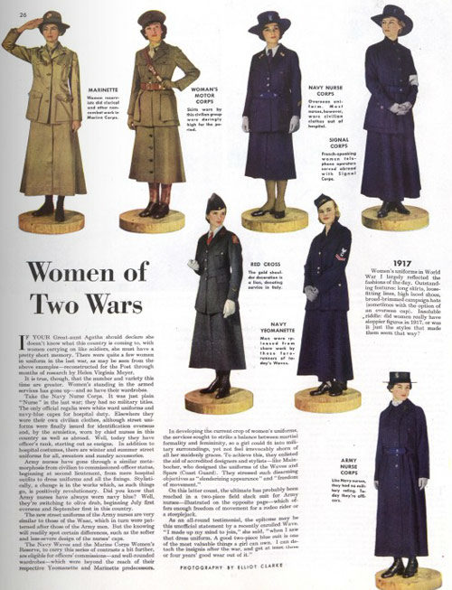 The Evolution of Women’s Military Uniforms The Saturday Evening Post
