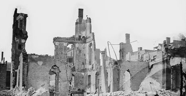 Ruins of Richmond, Virgina, in the American Civil War.