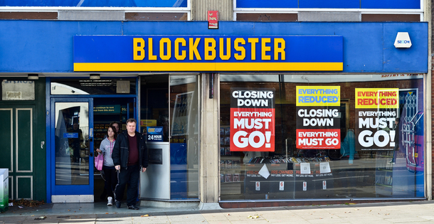 Blockbuster closing down