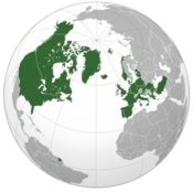 Map of NATO countries