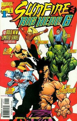 Cover of a comic book
