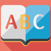 Book with the letters 'A', 'B', 'C' written on its pages.