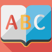 Book with the letters 'A', 'B', 'C' written on its pages.