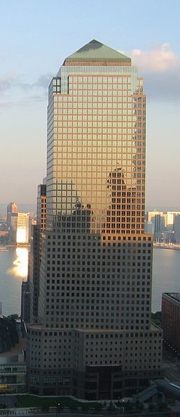 The 200 Vesey Street skyscraper in downtown Manhattan