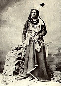 Cheif Standing Bear in traditional dress