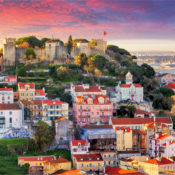 View of Lisbon, Potugal skyline.