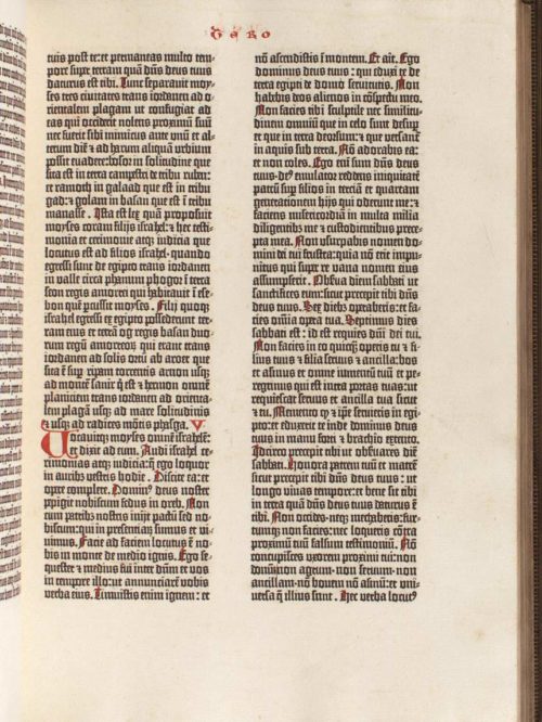 The Gutenberg Bible