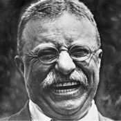 A grinning Teddy Roosevelt
