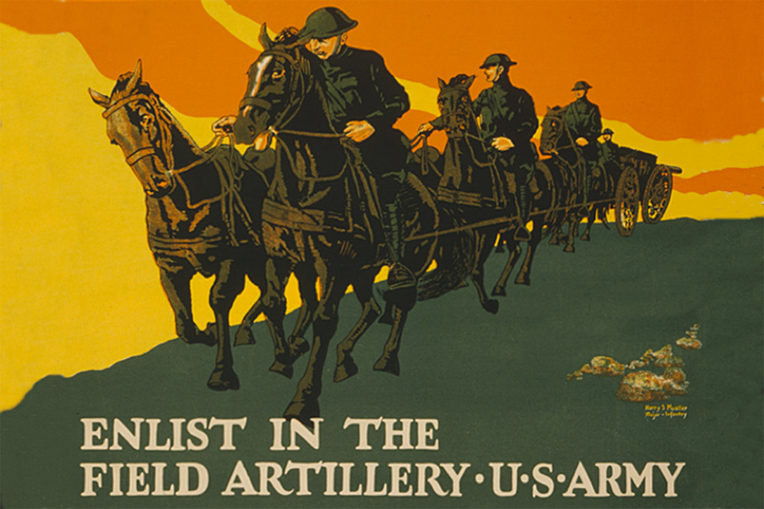 A enlistment poster from World War I