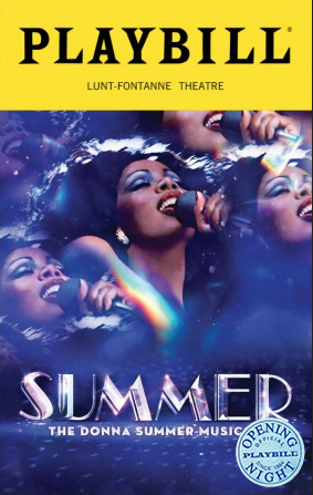 Issue of Playbill featuring the musical "Summer" on its cover