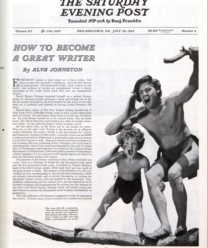 First page of the article "How to Become a Great Writer"