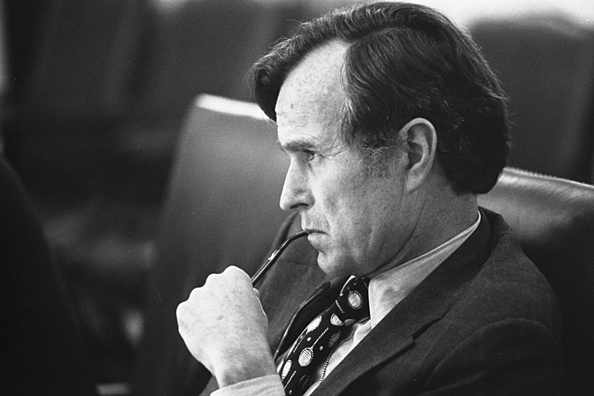 U.S. president George H.W. Bush