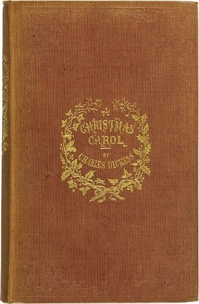 Cover of the first edition of A Christmas Carol