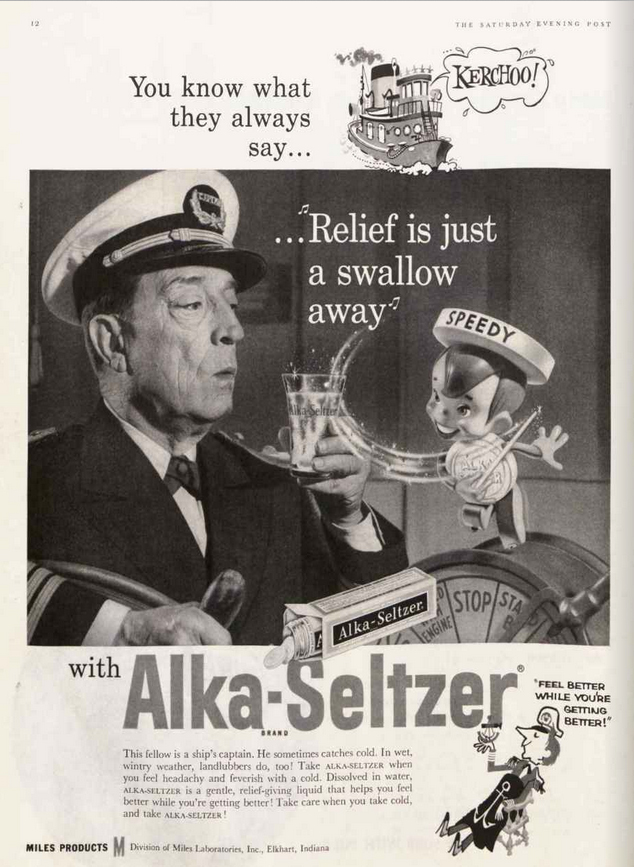 Alka-Seltzer magazine ad