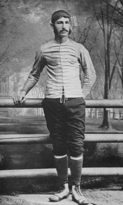 Yale football team captain Walter Camp poses for this 1878 photo