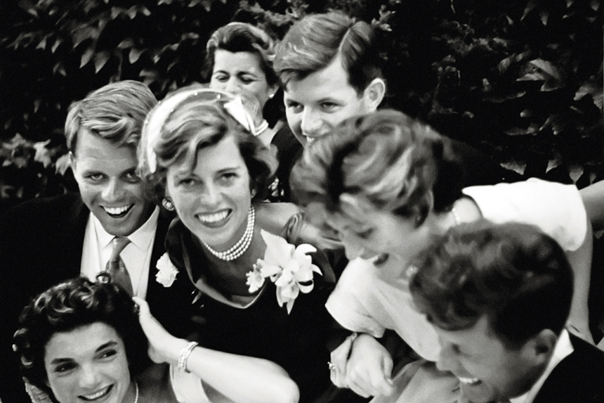 The Kennedys at a wedding