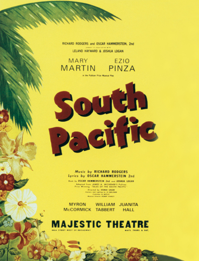 Poster for the original theatrical run of South Pacific