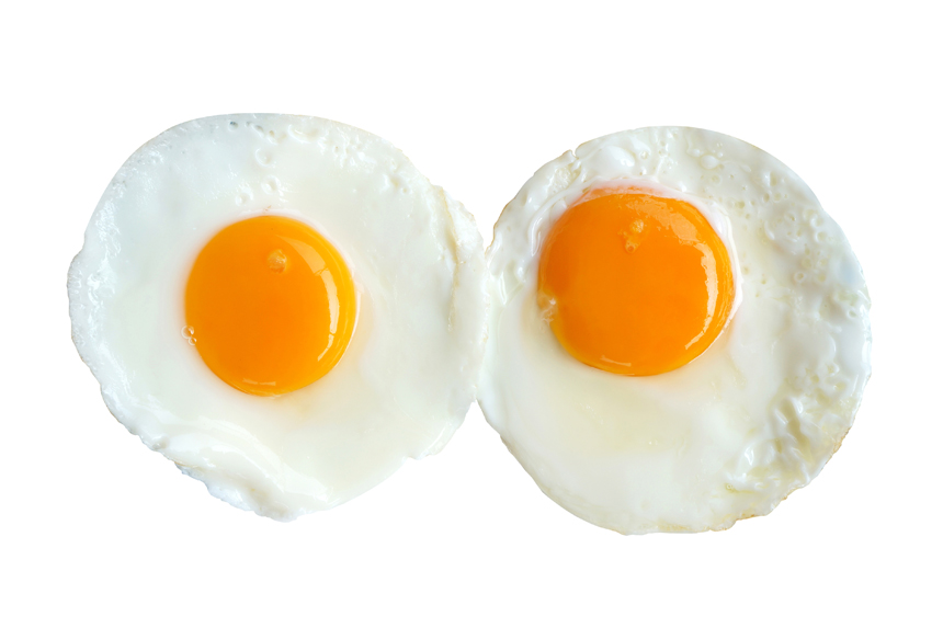 Pair of egg yolks