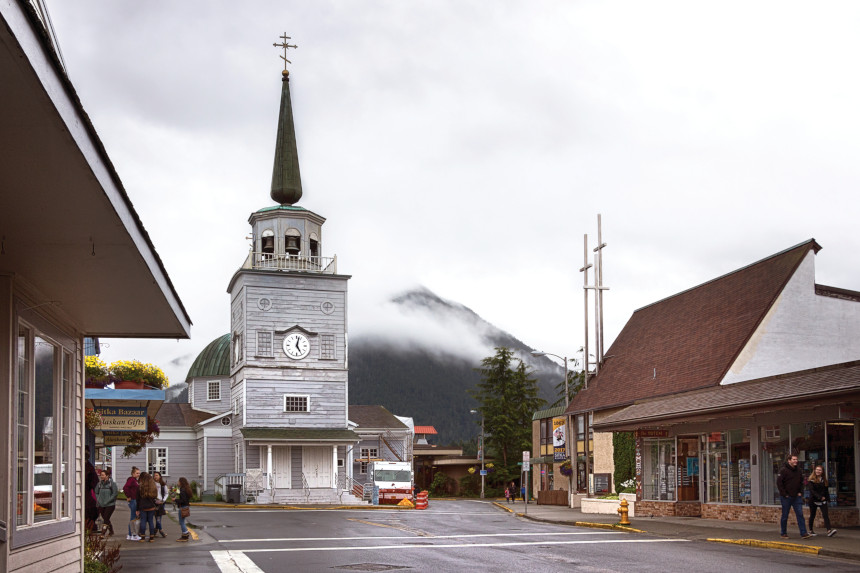 The St. Michael's Cathedral in Sitka