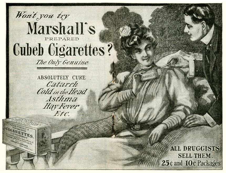 Cigarette ad