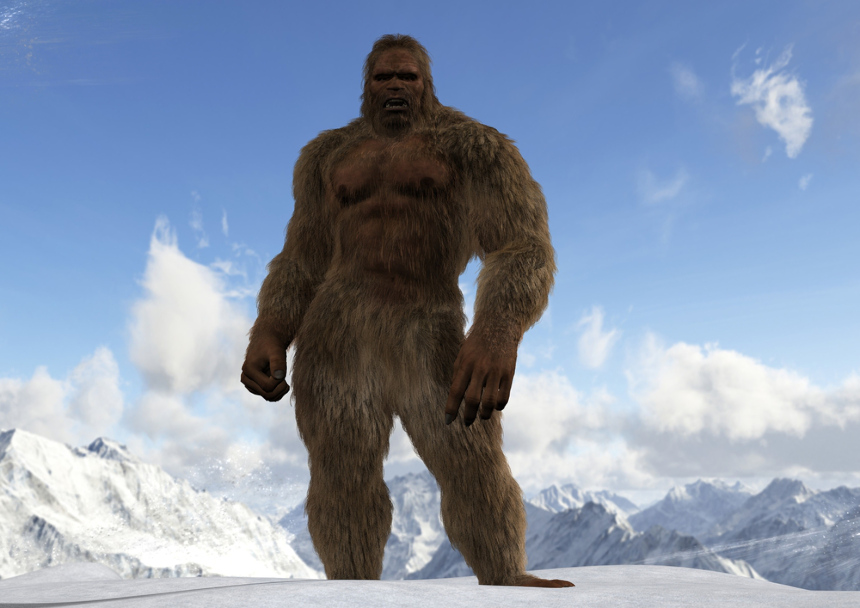 Computer model of bigfoot