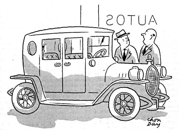 Used car cartoon