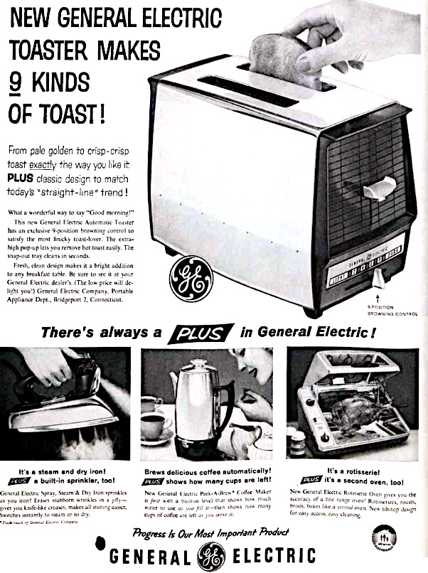 General Electric toaster ad