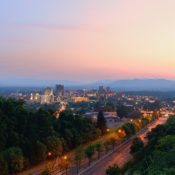 Asheville, North Carolina skyline
