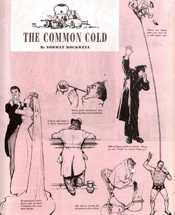 First page for The Common Cold, by Norman Rockwell