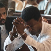 Scene from the film, Just Mercy