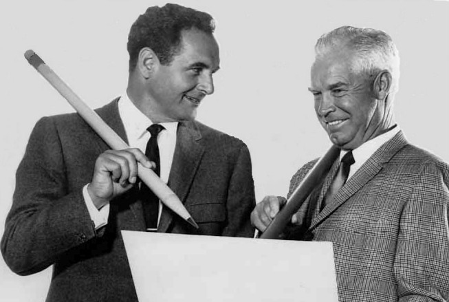 Influential American animators Bill Hanna and Joseph Barbera