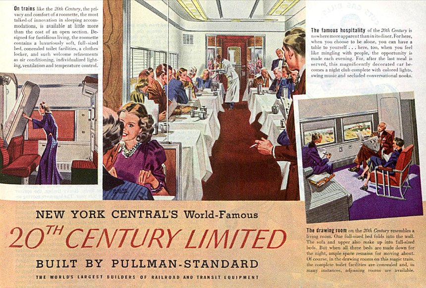 Ad for a dining car