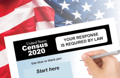 A U.S. Census form with the notice: YOUR RESPONSE IS REQUIRED BY LAW