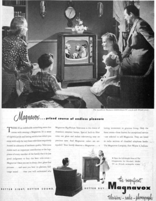 A Magnavox ad from the 1950s