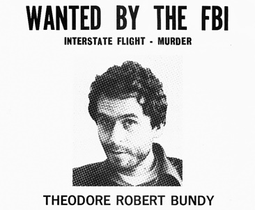FBI poster for Ted Bundy