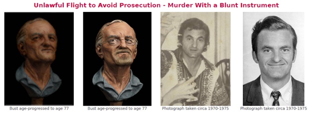 Illustrations and photos for federal fugitive William Bradford Bishop