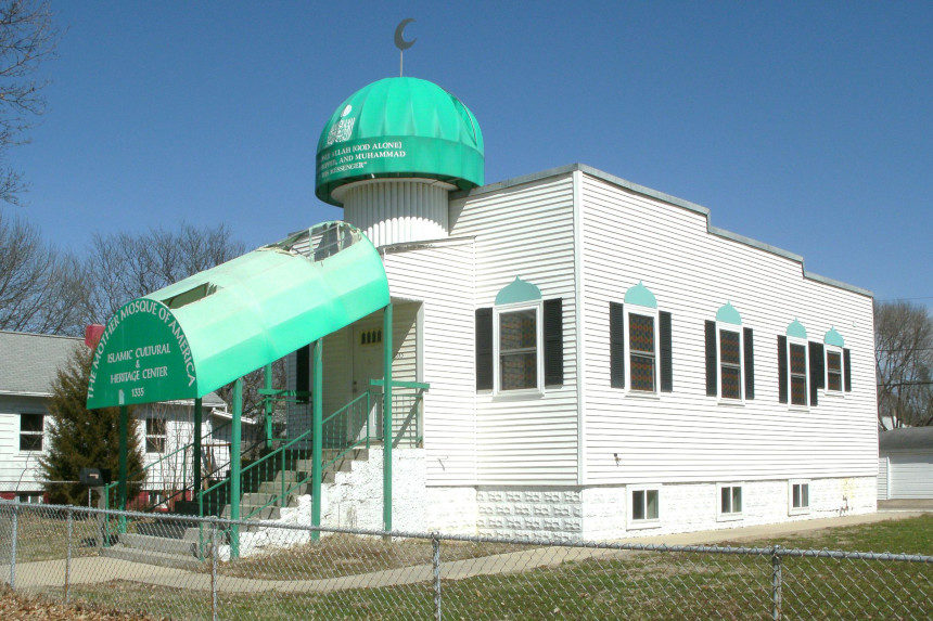 Photo of the Mother Mosque of America in Cedar Rapids, Michigan