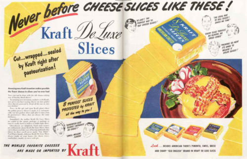 Vintage Kraft cheese magazine ad
