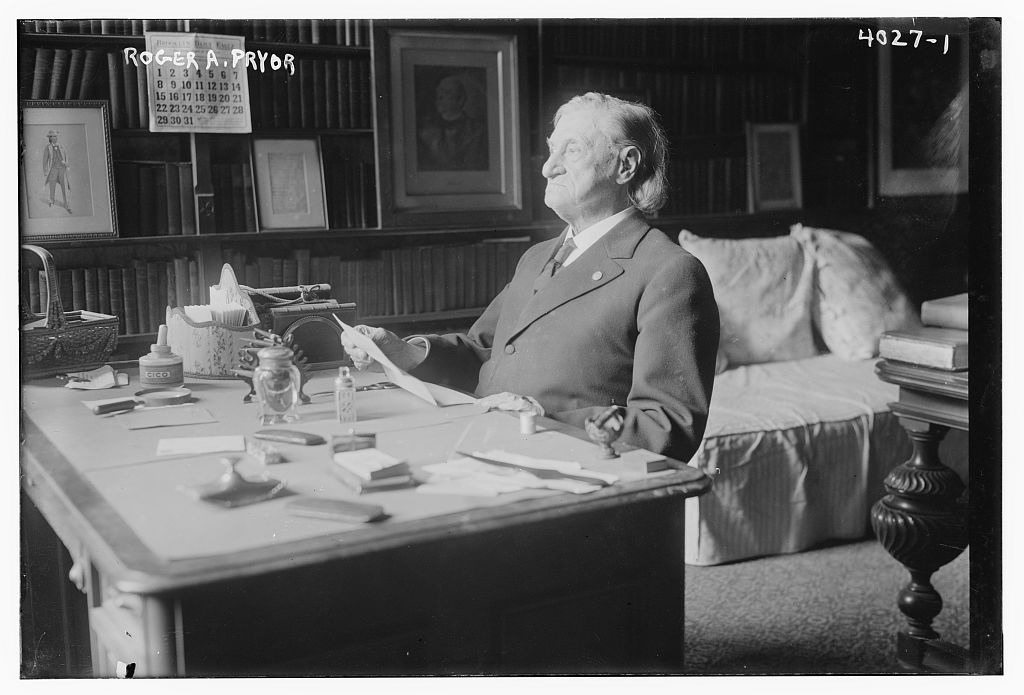 Photo of Roger Pryor at his desk