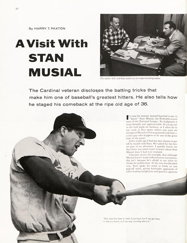 Stan Musial article page