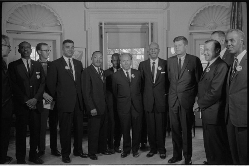 John F. Kennedy meeting with leaders of the Civil Rights Movement