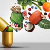 Graphic showing a dietary supplement