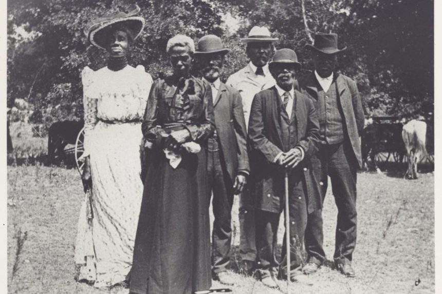 African American family celebrating Juneteenth