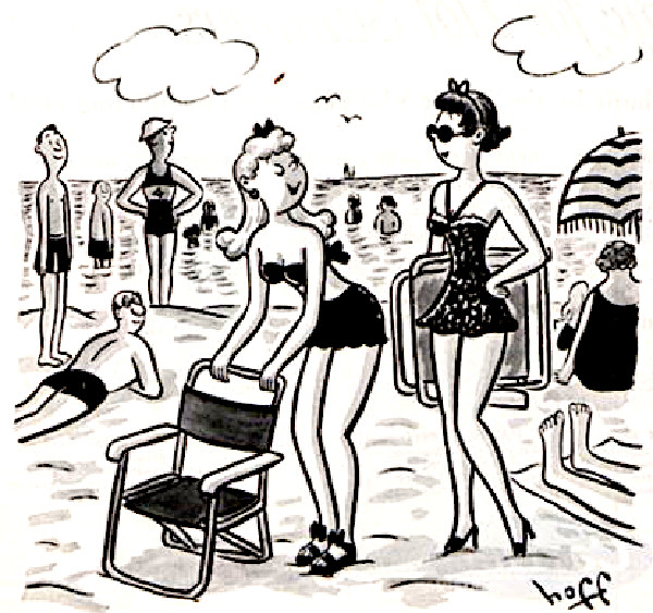 Beach cartoon