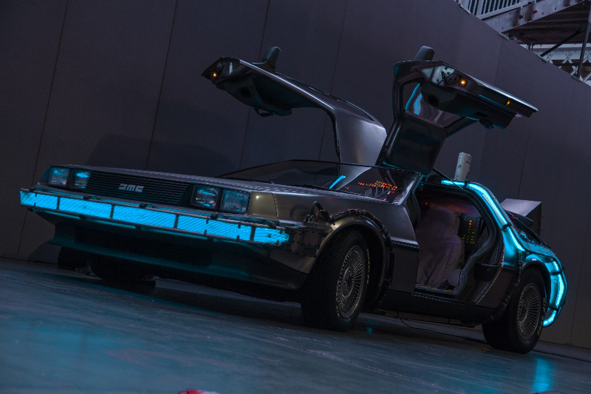 The Back to the Future DeLorean