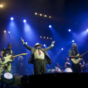 George Clinton performing with Parliament in 2015