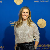 Retired U.S. Women's Soccer player Brandi Chastain