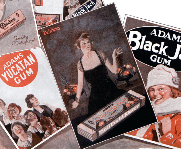 Ad for Adams Chewing Gum from the early 20th century