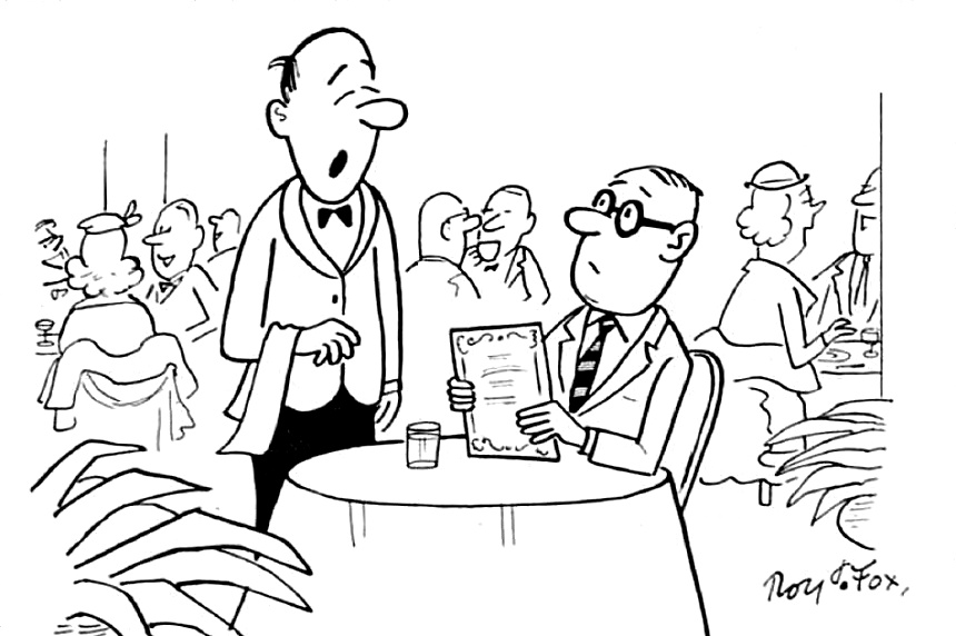 Cartoons: Oh, Waiter! | The Saturday Evening Post Cartoons: Oh, Waiter! | The Saturday Evening Post